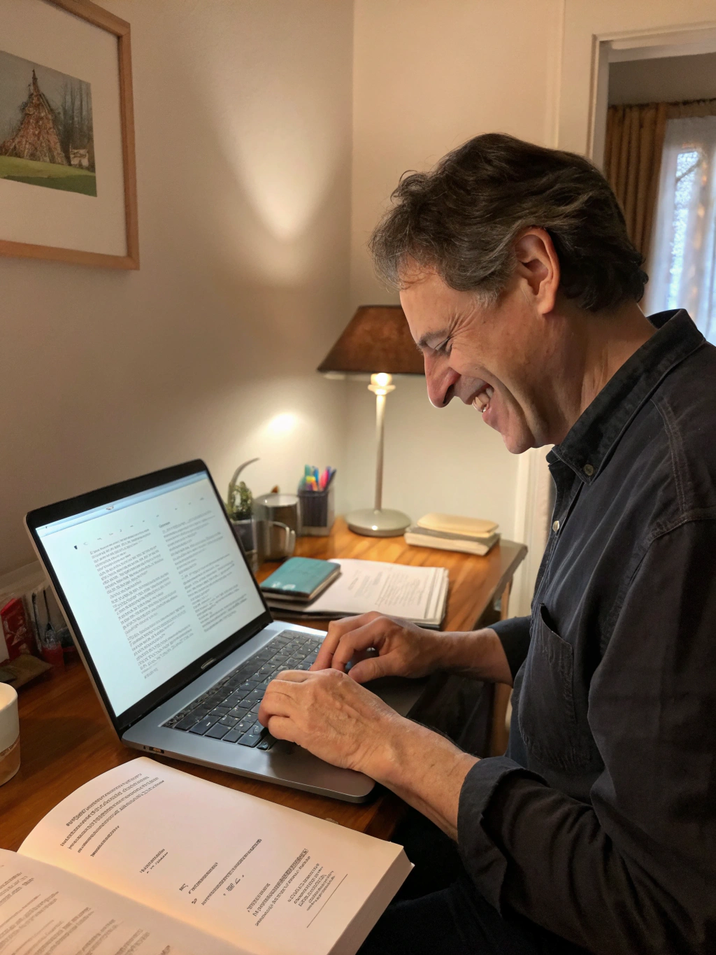 Author and book campaign strategy session in an editorial setting